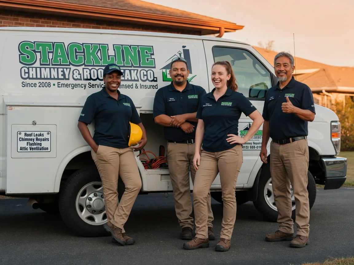 Chimney flashing repair company in Kaufman, TX